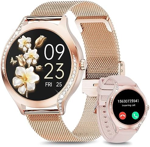 smartwatch bluetooth smart watch rose gold android