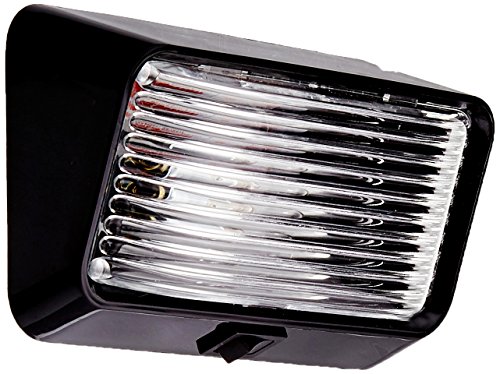 Bargman 3078524 Clear Black Base Porch Lite - Thumbnail 2