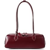 AIDRANI Genuine leather, single shoulder, retro-style, long-shaped pillow, casual wallet, purse, shoulder bag for women