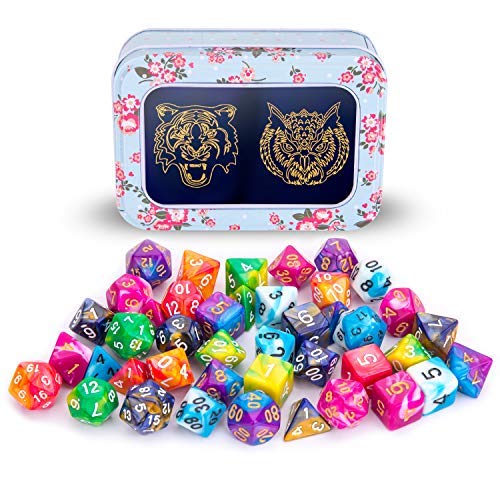 1 Dungeons+Dragons+Double+Colors+Polyhedral+Pouches