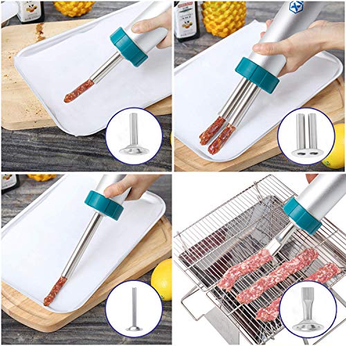 XINQIAO Jerky Gun Kit, 2 Pound Capacity Beef Jerky Maker, Aluminum Barrel with Stainless Steel