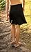 RipSkirt Hawaii - Length 2 - Quick Wrap Athletic Cover-up that Multitasks as the Perfect Travel/Summer Skirt,Black,Medium / 8-10