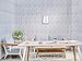 SICOHOME Wallpaper,11 Yard Damask Silver Peel and Stick Wallpaper