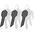 KeySmart Safe Box Opener - Key-shaped Safe Package Opener For Everyday Carry, with Finger Protection Fits Perfectly on Keychain or Inside a KeySmart - Portable Tool Box (Black)