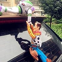 Apalldoo Hot Toy Story Sherif Woody Buzz Lightyear Car Dolls Plush Toys Outside Hang Toy Cute Auto Accessories Car Decoration 20/35/40CM 35CM Woody Buzz