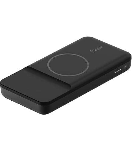 未使用品！ BELKIN wireless charger MagSafe 黒 Amazon.com: Belkin Portable Charger, MagSafe Charger