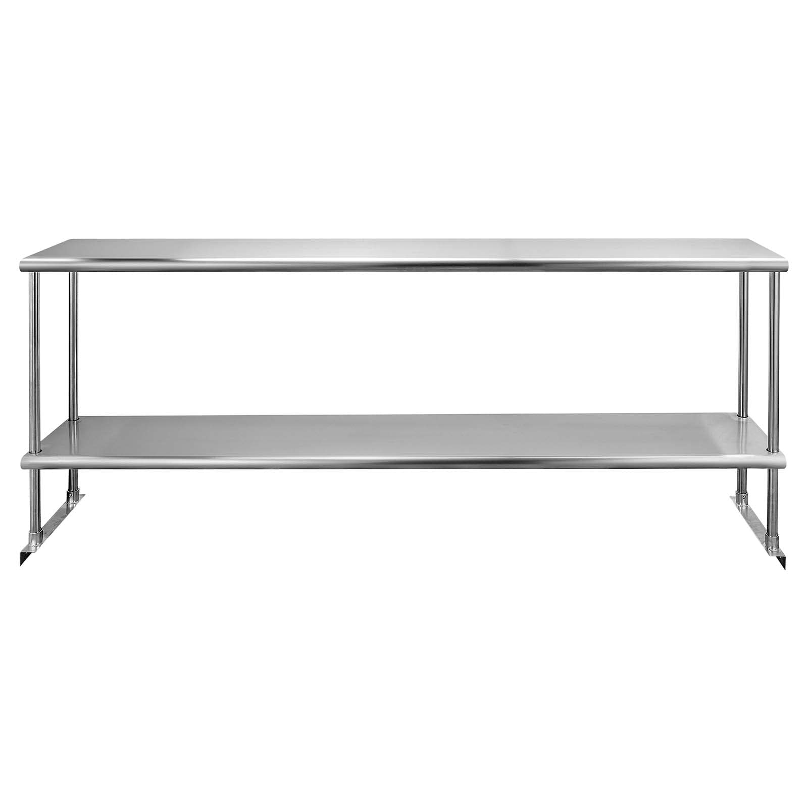 Profeeshaw Stainless Steel Overshelf for Prep & Work Table 12” x 72 ...