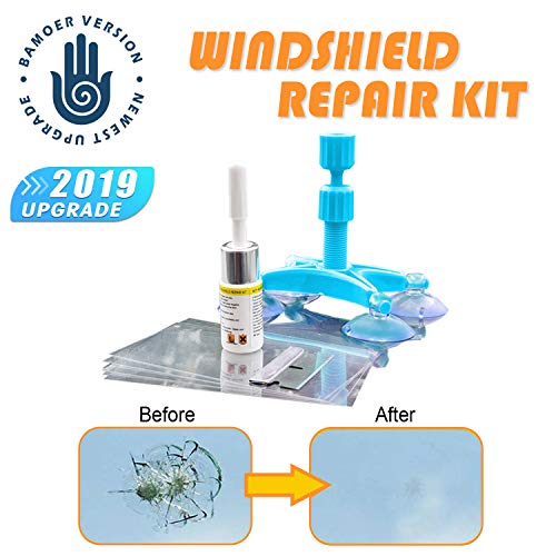 【New Version】 Windshield Repair Kit,Newest Generation Car Windshield Repair Tools with Windshield Repair Resin for Auto Glass Windshield Crack Chip Scratch, Chips, Cracks, Bulll's-Eyes and Stars