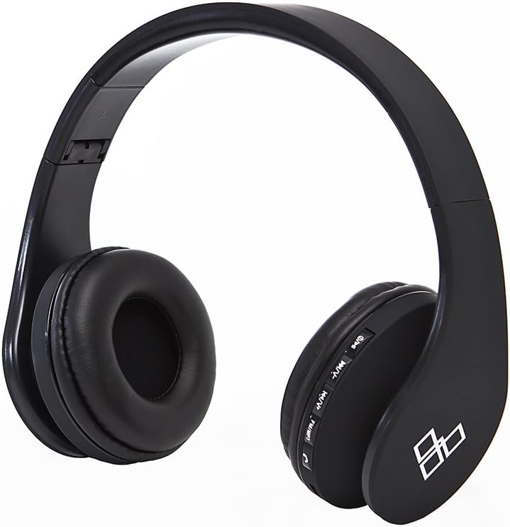 Wireless Workout Headphones - Bluetooth Gym Headphones - Headphones for Sports, Running, Jogging, Fitness & Working Out - Sweat Resistant - 30 Foot Range - Works with iPhone, iPod & Android