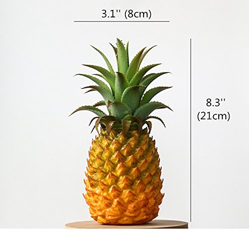 Longpro Realistic Artificial Fruits Fake Pineapple for Display High Simulation Artificial Dummy Fruits Vegetables Studio Photo Prop DIY Decoration Accessories Artificial Food Toys - Thumbnail 5