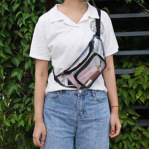 Clear Fanny Pack,Stadium Approved Waist Pack for Festival, Games,Travel