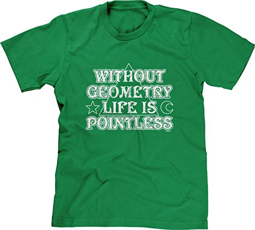 Blittzen Mens Without Geometry Life Is Pointless, L, Green