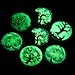 Rosebeading 20pcs 25mm (1inch) Glass Glow in The Dark Dome Seals cabochons Round Flatback,Glowing Jewelry,Tree of Life