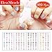 Elesa Miracle Kids Nail Stickers for Little Girl Nirl Art Decals Party Favor Pretend Play Princess Jewelry 480 Nails