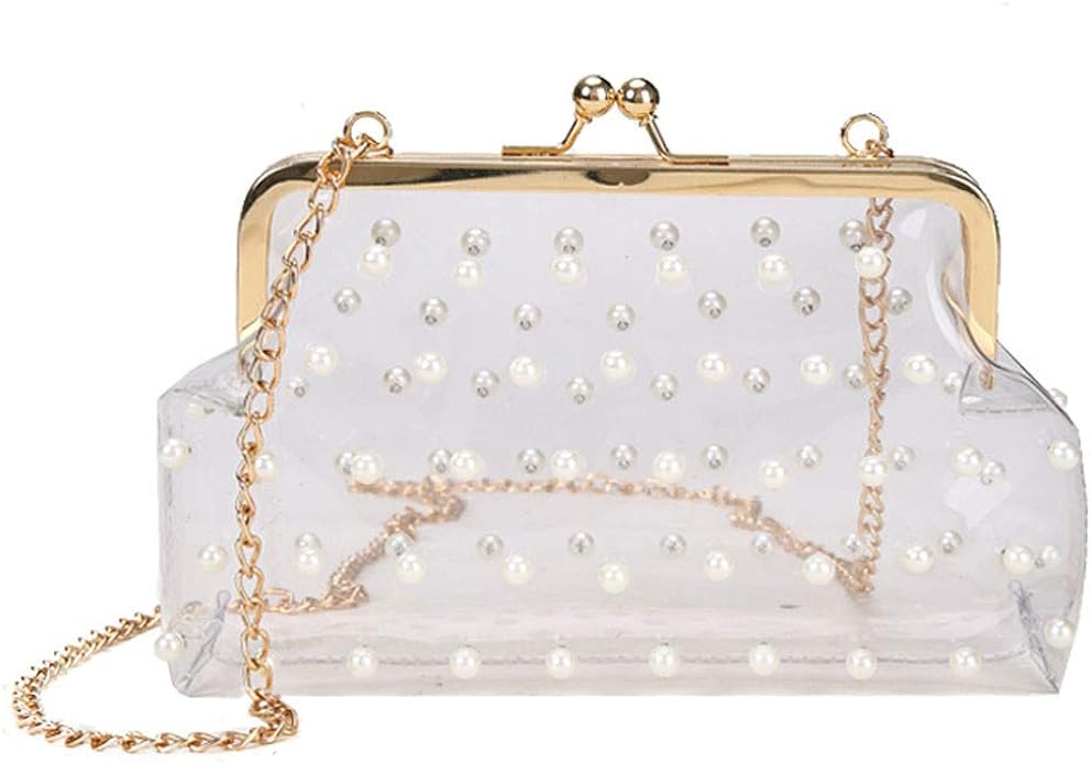 transparent pearl bag