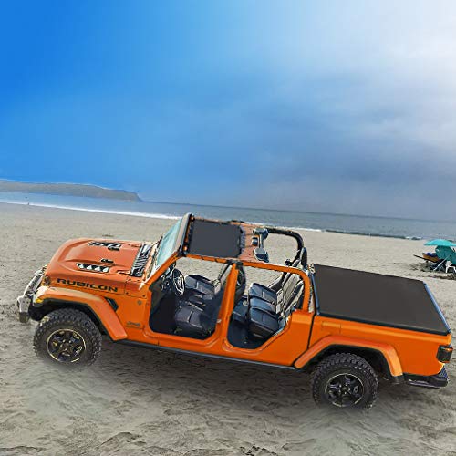 Shadeidea Sunshade for Jeep Gladiator JT (2018Current) 4 Door Top Sun