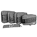 5pc Packing Cubes Set Large Travel Luggage Organizer 4 Cubes 1 Laundry Pouch Bag (Gray)