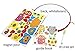 Lewo Wooden Magnetic Maze Educational Toys Dry Erase Easel Board Puzzles Games for Kids (Magnetic Maze)
