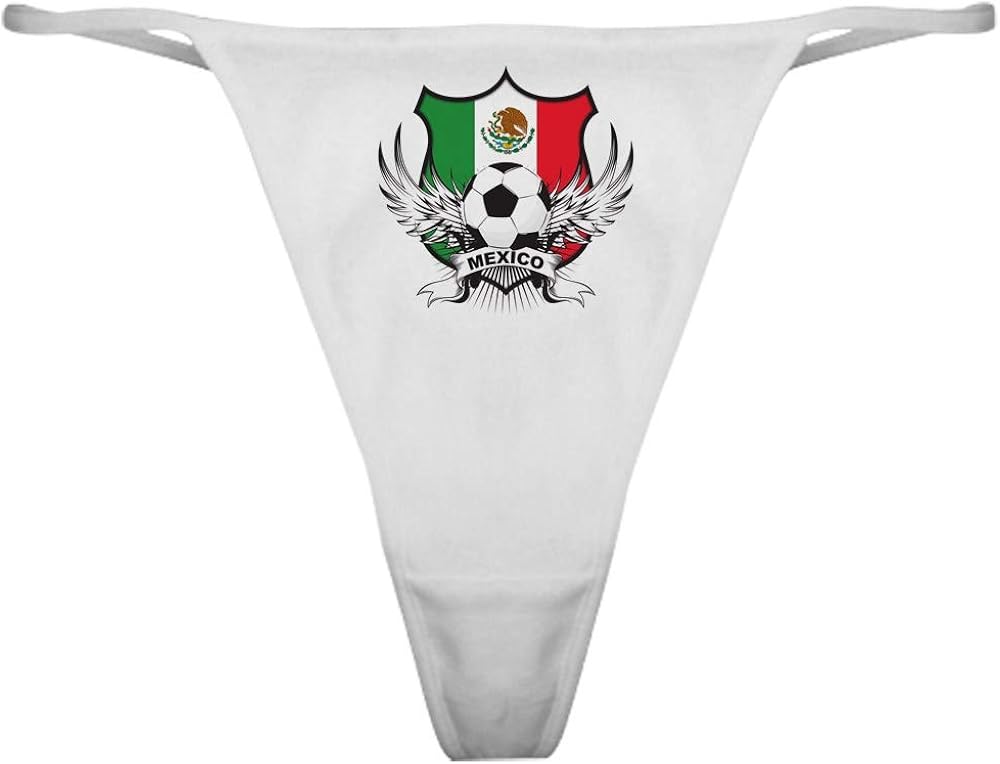 CafePress Mexico World Cup Soccer Thong Underwear, Funny