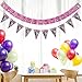 126 Pieces Unicorn Party Supplies Pack, Comes with Disposable Tableware and Birthday Party Decoration Favors for Kids, 16 Varieties