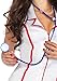 Leg Avenue Costume, White, Med/LGE