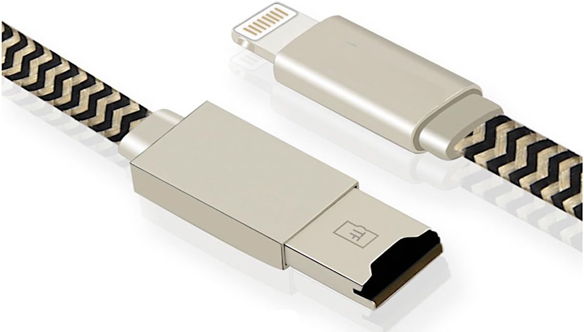 3 in 1 Card Reader USB Charge Cable – Micro USB OTG Card Reader for iPhone, iPhone 7, plus, iPad, PC and Mac II