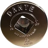 Dante Products FP.GV.SN Satin Nickel Floor Plate  for Dante Globe Valve