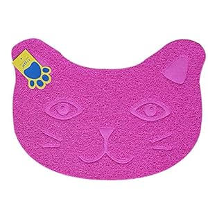 A+a Pets Cat Anti Skid Silicon Mat for Pet (Hot Pink), Hot Pink, Medium, 220 g