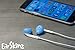 EarSkinz EarPod Covers (ES2) - Turquoise - for Apple iPhone 7 / 6S / 6 / 5S / 5SE / 5C / 5