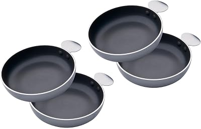Cadac Tapas Dishes Set of 4 Aluminium Pans with Ceramic Coating 12.5 cm