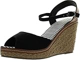 Refresh BYPASS-01 Women's Ankle Strap SlingBack Espadrille Wedge Sandal