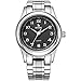 BUREI Women Dress Watches with Black Dial Date Calendar Metal Bracelet