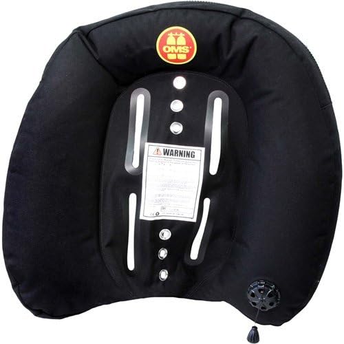 OMS 45lb Lift Tech Scuba Diving Wing Bladder with Inflator Assembly