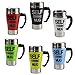 Tera 350ml HOT Stainless Plain Lazy Self Stirring Mug Auto Mixing Tea Coffee Cup Office Home Gift Novelty with Tera Dust Cloth