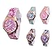 2017 Womens Flowers Watches COOKI Clearance Quartz Female watches on Sale PU Leather Lady Watches-H28