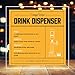 Refinery and Co. Drink Dispenser for Whiskey and Other Libations, Easy Dispensing Spout