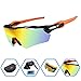 Duco POLARIZED Sports Sunglasses Cycling Glasses With 5 Interchangeable Lenses 0028