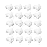 Dickno 20 PCS Car Bumper Retainer Clips, White