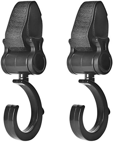 Stroller Hooks Set,2pcs of Multi-Functional Handy Mommy Hooks, Great For Strollers, Shopping Carts, Bikes And More, Perfect Stroller Accessories For Hanging Baby Diaper Bags, Purses, Shopping Bags