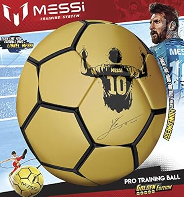 MESSI TRAINING SYSTEM- Leo Messi Balon Entrenamiento, Color Oro ...