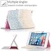 iPad Mini Case, iPad Mini 2/3/4 Case, Premium Leather Case, Multi-Angle Viewing Folio Stand Case for Apple iPad Mini with Auto Wake/Sleep, Beach Sand
