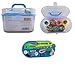 MAGIGAGA Sewing Kit Embroidery Compact Hiqh Quality Filled with Sewing Notions Supplies-12 Spools polyester Thread,Threader,pin,Stainless steel scissor,etc-Trendy Perfect for Kids,Girls,Adults,Beginners