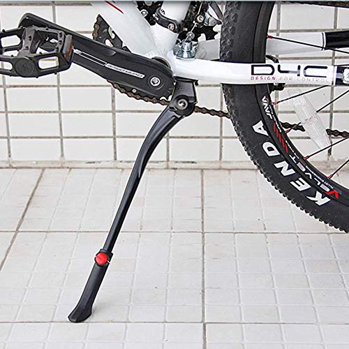 Greallthy Bike Kickstand,Bicycle Aluminum Alloy Kickstand Adjustable for 24-29 Inch Bicycles