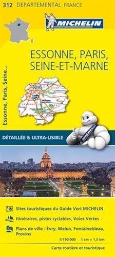 Download Carte Essonne, Paris, Seine-et-Marne Michelin PDF