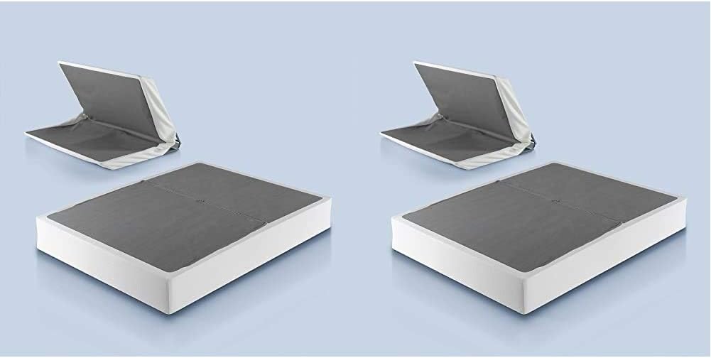 Zinus Jayanna 9 Inch BiFold Box Spring / Mattress Foundation / Zero Assembly / Sturdy Metal Structure / High Profile, Full: Furniture & Decor