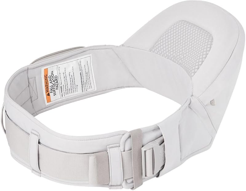 Lift Hip Seat Babytrage mit Babyhüftsitz für Babys und Kleinkinder ab 6 Monaten (7,7 kg - 20,4 kg), Hüftsitz Trage Hüfttrage, Pearl Grey