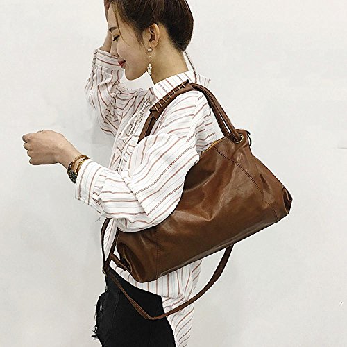 Women Handbag ,Todaies Woman Tote Casual Bags Crossbody Bag Hobos Bag Handbag Shoulder Bag 2018 (45cm(L)9cm(W)30cm(H), Brown)