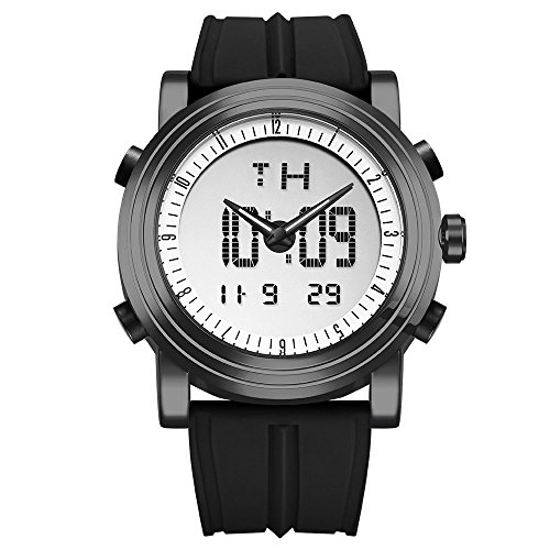 Sinobi mens sports watch quartz electronic digital watch with ala…