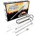Flyspin Heavy Duty Meat Marinade Injector,304 Stainless Steel,2 Oz,3 Needles,Seasoning Injector for Smoking Meat,BBQ