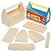 Baker Ross-AG798 Wooden Toolbox Desk Tidy Craft Kits for Children to Assemble Decorate and Give as (Pack of 3), 15cm x 12cm x 7.4cm